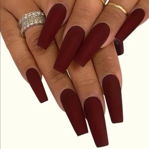 Long Coffin Fake Nail